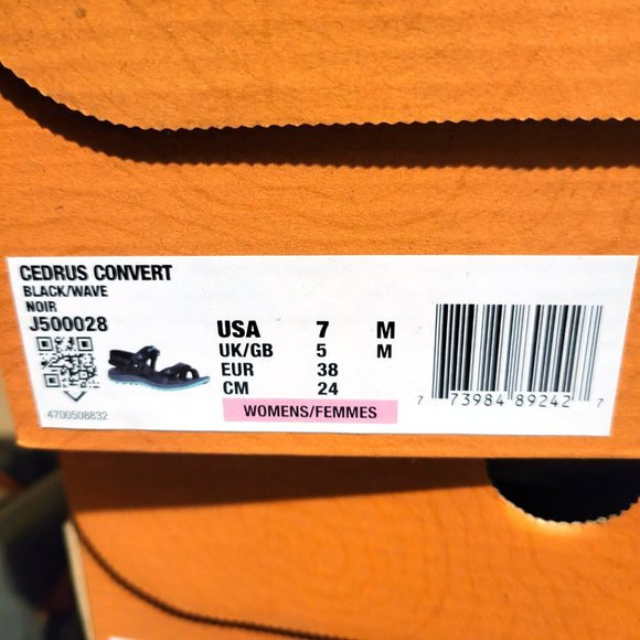 Brand New Merrell Women's Cedrus Convert Sandals - Cushioned, Comfy, Durable - Picture 8 of 12
